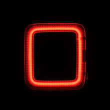 Load image into Gallery viewer, AlphaRex LED Tail Lights Jeep Wrangler JL (18-23) [Prismatic - NOVA Series] Alpha-Black or Black-Red - Alpha-Black Alternate Image