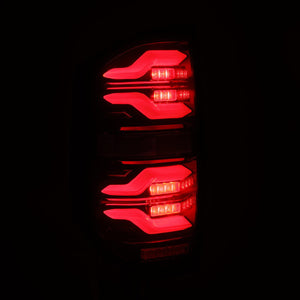 AlphaRex LED Tail Lights Toyota Tundra (14-21) LUXX Series - Black  / Black-Red / Alpha-Black