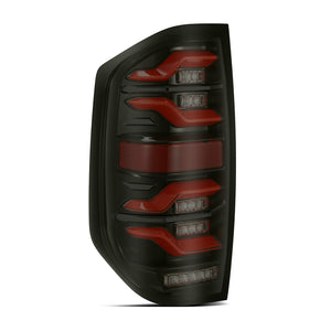 AlphaRex LED Tail Lights Toyota Tundra (14-21) LUXX Series - Black  / Black-Red / Alpha-Black