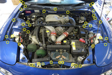 Load image into Gallery viewer, Fast Turn Fittings Engine Bay Hardware Kit for Mazda RX-7 FD / FD3S (1992-2002) Titanium - Cosmic Burn / Black / Blue / Gold / Oil Slick / Polished / Purple Alternate Image