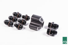 Load image into Gallery viewer, Radium Engineering Distribution Blocks (10-8-8-8 or 12-10-10-10) w/ Fittings - 10-8-8-8 w/ Fittings Alternate Image