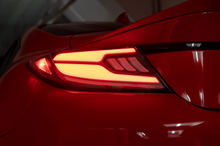 Load image into Gallery viewer, OLM LED Taillights Subaru BRZ &amp; Toyota GR86 (2022-2026) Raiden - Clear Lens/Red Bar OLME.49016.1-CR Alternate Image