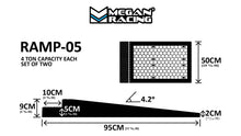 Load image into Gallery viewer, Megan Racing 8 Ton Drive-On Trailer Ramps (Set of 2) MR-RAMP-05 Alternate Image