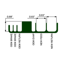 Load image into Gallery viewer, Radium Engineering Fuel Brake Line Retainer Kit Toyota MK4 Supra - 20-0416 - Default Title Alternate Image