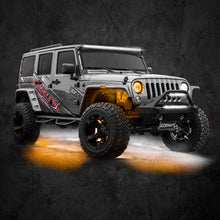 Load image into Gallery viewer, XKGlow RGB 6W Rock Light w/ XKChrome App Controlled Bluetooth Advanced Kit - 4pc or 8pc - 4pc Rock Lights Alternate Image