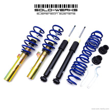 Load image into Gallery viewer, Solo-Werks S1 Coilovers Audi A3 &amp; A3 Quattro 1.8L (2015-2020) 55mm Front Housings with Rear Multi-Link Suspension S1VW018 - Default Title Alternate Image