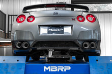 Load image into Gallery viewer, MBRP Exhaust Nissan GTR R35 3.8L (09-24) Bolt-On 3.5" Catback / 5" Dual Out Carbon Fiber Quad Tips - Default Title Alternate Image