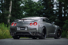 Load image into Gallery viewer, MBRP Exhaust Nissan GTR R35 3.8L (09-24) Bolt-On 3.5" Catback / 5" Dual Out Carbon Fiber Quad Tips - Default Title Alternate Image