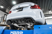 Load image into Gallery viewer, MBRP Exhaust BMW M2 Competition F87 S55 (19-21) 3" Resonator-back w/ Quad Carbon Fiber Tips - Default Title Alternate Image
