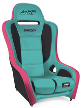 Load image into Gallery viewer, PRP X Shreddy Collab Comp Podium Elite Suspension Seat (Fixed Back) w/ Multiple Finish Options Alternate Image
