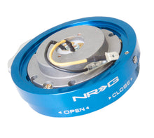 Load image into Gallery viewer, NRG Thin Quick Release (6x70 and 6x74mm Bolt Patterns) For 6 Bolt Steering Wheels - Blue Alternate Image