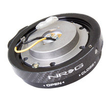 Load image into Gallery viewer, NRG Thin Quick Release (6x70 and 6x74mm Bolt Patterns) For 6 Bolt Steering Wheels - Carbon FIber Alternate Image
