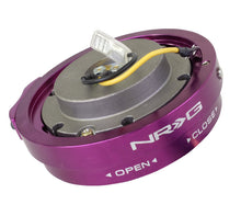 Load image into Gallery viewer, NRG Thin Quick Release (6x70 and 6x74mm Bolt Patterns) For 6 Bolt Steering Wheels - Purple Alternate Image