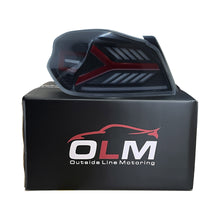 Load image into Gallery viewer, OLM LED Tail Lights Subaru WRX / WRX STI (2015-2021) Y-Spec - Smoke Lens Red Optic OLME.47004.1-SR - Default Title Alternate Image