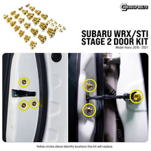Load image into Gallery viewer, Fast Turn Fittings Door Hardware Kit for Subaru WRX / WRX STI (2015-2021) Titanium Stage 2 - Cosmic Burn / Black / Blue / Gold / Polished  / Purple / Oil Slick Alternate Image