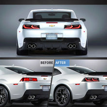 Load image into Gallery viewer, Auto Addict Tail Lights Chevy Camaro (2010-2013) UMBRA LED Gloss Black / VELOX LED Smoked Alternate Image