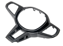 Load image into Gallery viewer, Autotecknic Steering Wheel Trim BMW G22/ G26 430i / M440i (2025) LCI Carbon Fiber - No Traffic Jam Assistance Alternate Image