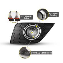 Load image into Gallery viewer, Winjet Fog Lights for Nissan Sentra (2016-2019) Clear Lens with Wiring Kit  CFWJ-0543-C Alternate Image