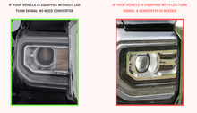 Load image into Gallery viewer, AlphaRex Projector Headlights GMC Sierra (2014-2018) Pro Series - Sequential Turn - Alpha-Black/Black - Alpha-Black / No Converter (14-18 w/ Halogen) Alternate Image