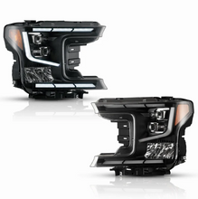Load image into Gallery viewer, Winjet Projector Headlights for Ford F150 (2018-2020) Full LED with Sequential Turn Signal, DRL - Black or Chrome Housing CHRNG0671 Alternate Image