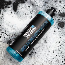 Load image into Gallery viewer, WASH &amp; WHIPS Car Wash Kit (3-Gallon) Bucket with Particle Interceptor Trap, Shampoo, Chenille Mitt &amp; Microfiber Soft Towel, 5pcs Alternate Image