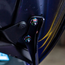 Load image into Gallery viewer, Fast Turn Fittings Hood Hardware Kit for Toyota GR86 / Subaru BRZ (2022-2026) Titanium - Polished / Black / Blue / Cosmic Burn / Gold / Oil Slick / Purple Alternate Image