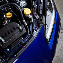 Load image into Gallery viewer, Fast Turn Fittings Engine Bay Hardware Kit for Toyota GR86 / Subaru BRZ (2022-2026) Titanium Stage 1 - Gold  / Blue / Cosmic Burn / Polished / Black / Purple / Oil Slick Alternate Image