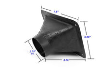 Load image into Gallery viewer, APR Universal Brake Air Inlet Duct w/ Flange [2x2 Carbon Fiber] 7.5" X 5.18" or 9.25" X 4.75" - 7.5" X 5.18" Alternate Image