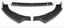 Load image into Gallery viewer, DNA Front Bumper Lip for VW Golf GTI / R / R-Line MK7 (2014-2020) 3-Piece with Matte / Gloss Black / Carbon Fiber Finish - Matte Black Alternate Image