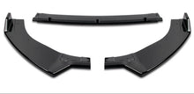 Load image into Gallery viewer, DNA Front Bumper Lip for VW Golf GTI / R / R-Line MK7 (2014-2020) 3-Piece with Matte / Gloss Black / Carbon Fiber Finish - Matte Black Alternate Image