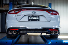 Load image into Gallery viewer, MBRP Exhaust Tips Kia Stinger GT 3.3L (18-21) 4" Quad Carbon Fiber Bezel Kit T5195CF - Default Title Alternate Image