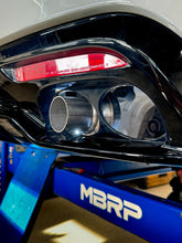 Load image into Gallery viewer, MBRP Exhaust Tips Kia Stinger GT 3.3L (18-21) 4" Quad Carbon Fiber Bezel Kit T5195CF - Default Title Alternate Image