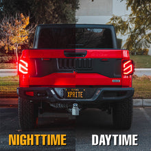 Load image into Gallery viewer, Xprite LED Tail Light Assembly Savage Series Jeep Gladiator JT (2020-2022) Black/Smoke Alternate Image