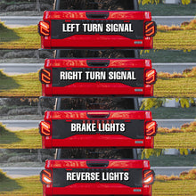 Load image into Gallery viewer, Xprite LED Tail Light Assembly Savage Series Jeep Gladiator JT (2020-2022) Black/Smoke Alternate Image