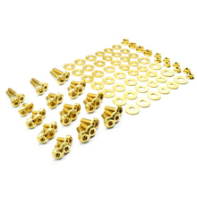 Load image into Gallery viewer, Fast Turn Fittings Engine Bay Hardware Kit for Toyota Supra MKV Titanium Stage 2 - Black / Blue / Gold / Polished / Purple / Cosmic Burn / Oil Slick Alternate Image