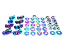 Load image into Gallery viewer, Fast Turn Fittings Engine Bay Hardware Kit for Toyota Supra MKIII (1986-1992) Titanium Stage 1 - Black / Blue / Gold / Polished / Purple / Cosmic Burn / Oil Slick Alternate Image