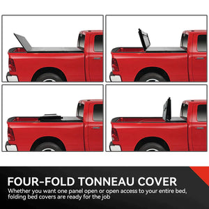 J2 Engineering Tonneau Cover Nissan Titan 5'7" Bed (17-21) Hard Top Four-Fold