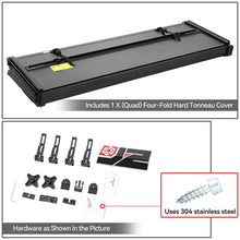 Load image into Gallery viewer, J2 Engineering Tonneau Cover Nissan Titan 5&#39;7&quot; Bed (17-21) Hard Top Four-Fold Alternate Image