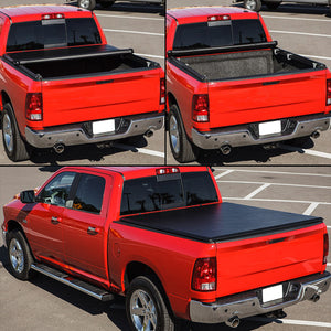 DNA Tonneau Cover Chevy Silverado 1500 (2014-2018) 2500/3500 HD (2015-2018) 8' Bed Soft Roll-up Adjustable - Black