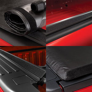 DNA Tonneau Cover Dodge Ram 1500 (2002-2018) Classic (2019-2023) 6'6" Bed Soft Roll-Up - Black