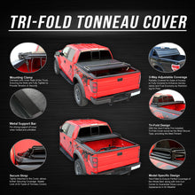 Load image into Gallery viewer, DNA Tonneau Cover Toyota Tundra (2000-2006) 6&#39; Bed Soft Tri-Fold Adjustable - Black Alternate Image