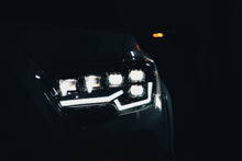 Load image into Gallery viewer, Attica 4x4 Headlights Toyota Tacoma (2016-2023) LED Glow Bar &amp; Sequential Turn Signals CHATT0682 - Gloss Black / Clear Lens Alternate Image