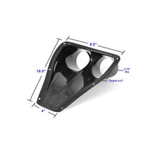 Load image into Gallery viewer, APR Universal Fitment Funnel Dual NACA Ducts - Carbon Fiber Alternate Image