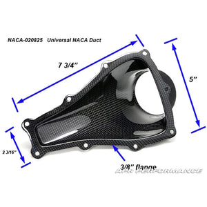 APR Universal Fitment Funnel NACA Ducts [Carbon Fiber] Type 1 or Type 2