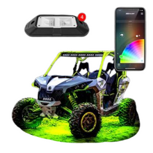 Load image into Gallery viewer, XKGlow 6W LED Rock Light Standard Kit w/ Dual-Mode Dash Mount Controller - 4pc or 8pc - 4pc Rock Lights Alternate Image