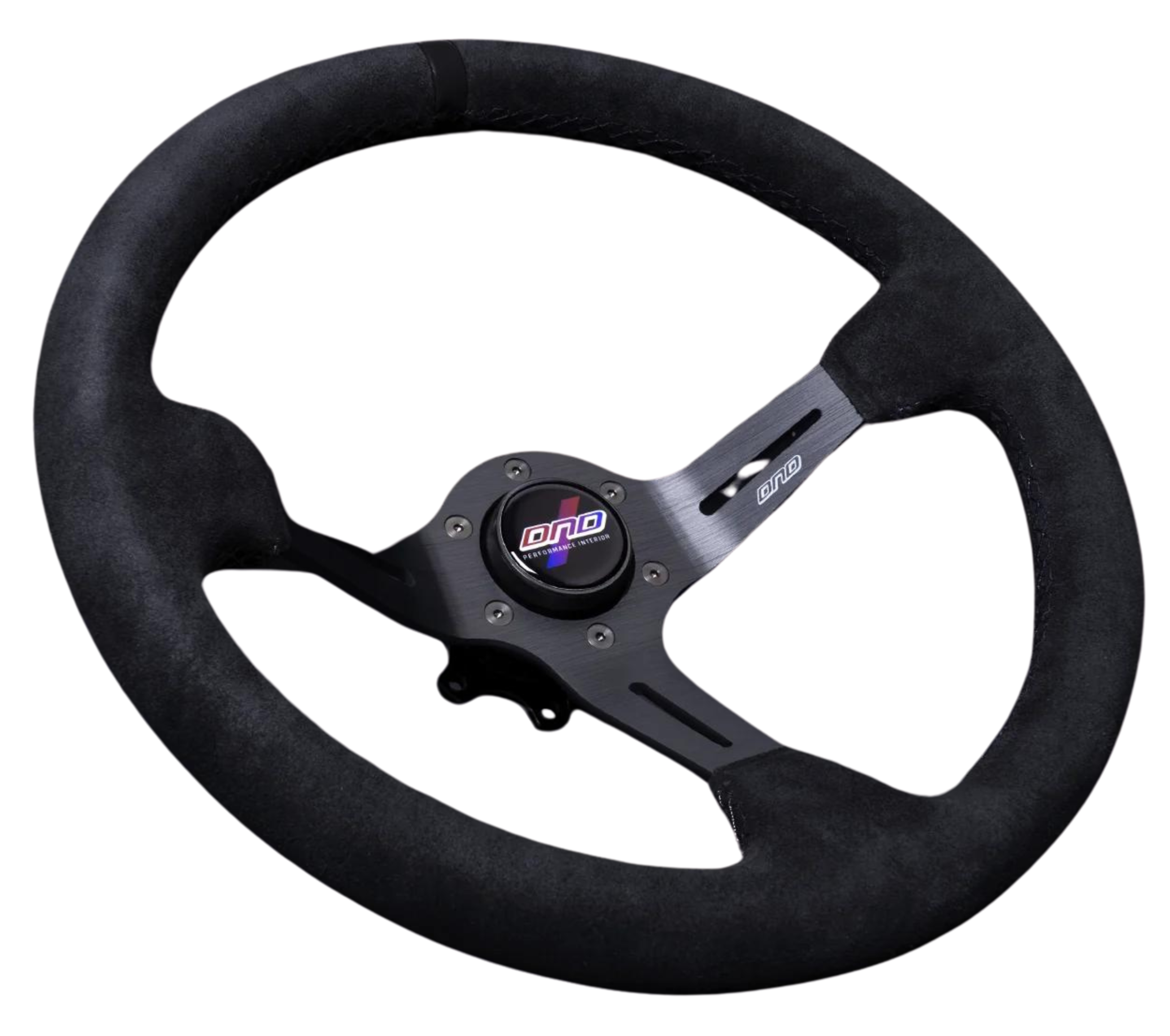 DND Alcantara Race Steering Wheel (50mm or 75mm) Black / Purple / Blue
