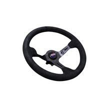 Load image into Gallery viewer, DND Alcantara Race Steering Wheel (50mm or 75mm) Various Colors Alternate Image
