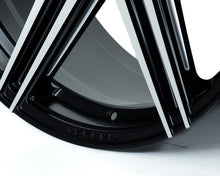 Load image into Gallery viewer, Vossen HF6-2 Wheels (24x10 / 6x139.7 / ET25 Offset / Deep Face / 106.1) Black/ Gunmetal/ Silver Polished / Bronze Finish - Brushed Matte Black Alternate Image