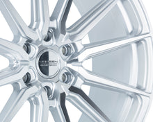 Load image into Gallery viewer, Vossen HF6-1 Wheels (20x9.5 / 6x135 / ET15 Offset / Deep Face / 87.1) Black/ Gunmetal/ Silver Polished / Bronze Finish - Brushed Matte Black Alternate Image