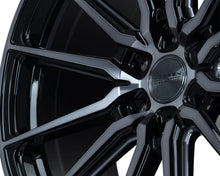 Load image into Gallery viewer, Vossen HF6-1 Wheels (20x9.5 / 6x135 / ET15 Offset / Deep Face / 87.1) Black/ Gunmetal/ Silver Polished / Bronze Finish - Brushed Matte Black Alternate Image
